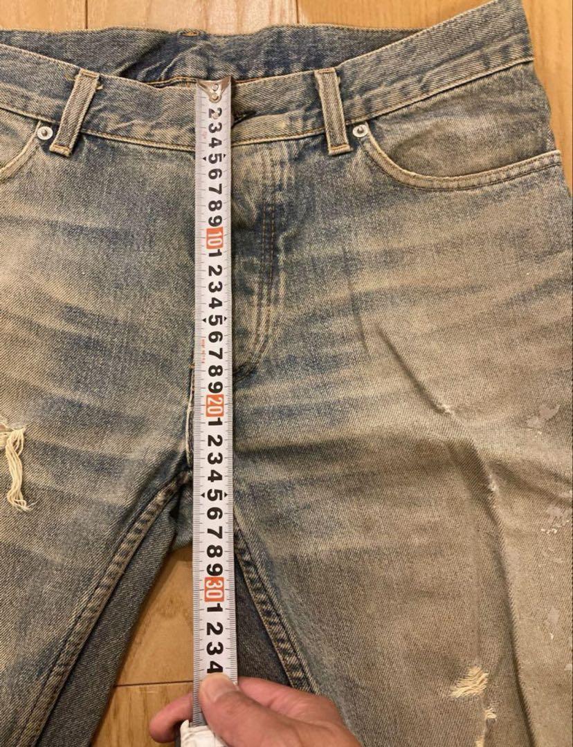 HELMUT LANG ヘルムートラング ペンキ ペイント デニム パンツ 32 Helmut Lang ヘルムートラング ペイント デニム パンツ 32