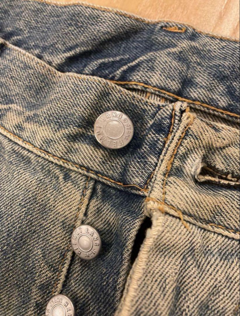 HELMUT LANG ヘルムートラング ペンキ ペイント デニム パンツ 32 HELMUT LANG(ヘルムートラング) ペイントデニムパンツ