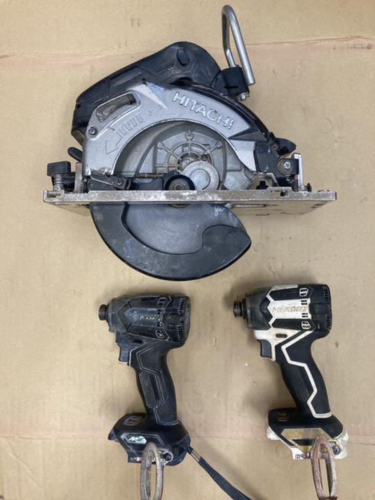 ハイコーキインパクトドライバージャンク品