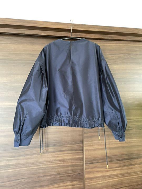 はない 美品 コットンシルクピンタックブラウスプルオーバー XmTtO-m62359611732 Drawerドゥロワー シャツ