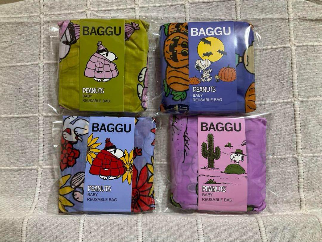 BAGGU PEANUTS エコバッグ 4セットbaby スヌーピー 日本未上陸 BAGGU PEANUTS エコバッグ 4セットbaby スヌーピー 日本未上陸