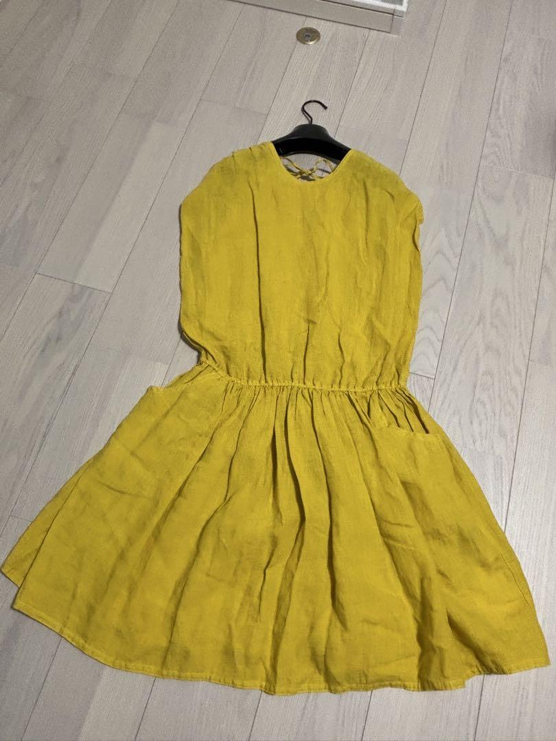 ドゥーズィエムクラス Deuxieme Classe　チュニック 麻　新品未使用 ドゥーズィエムクラス Deuxieme Classe チュニック 麻 新品未使用