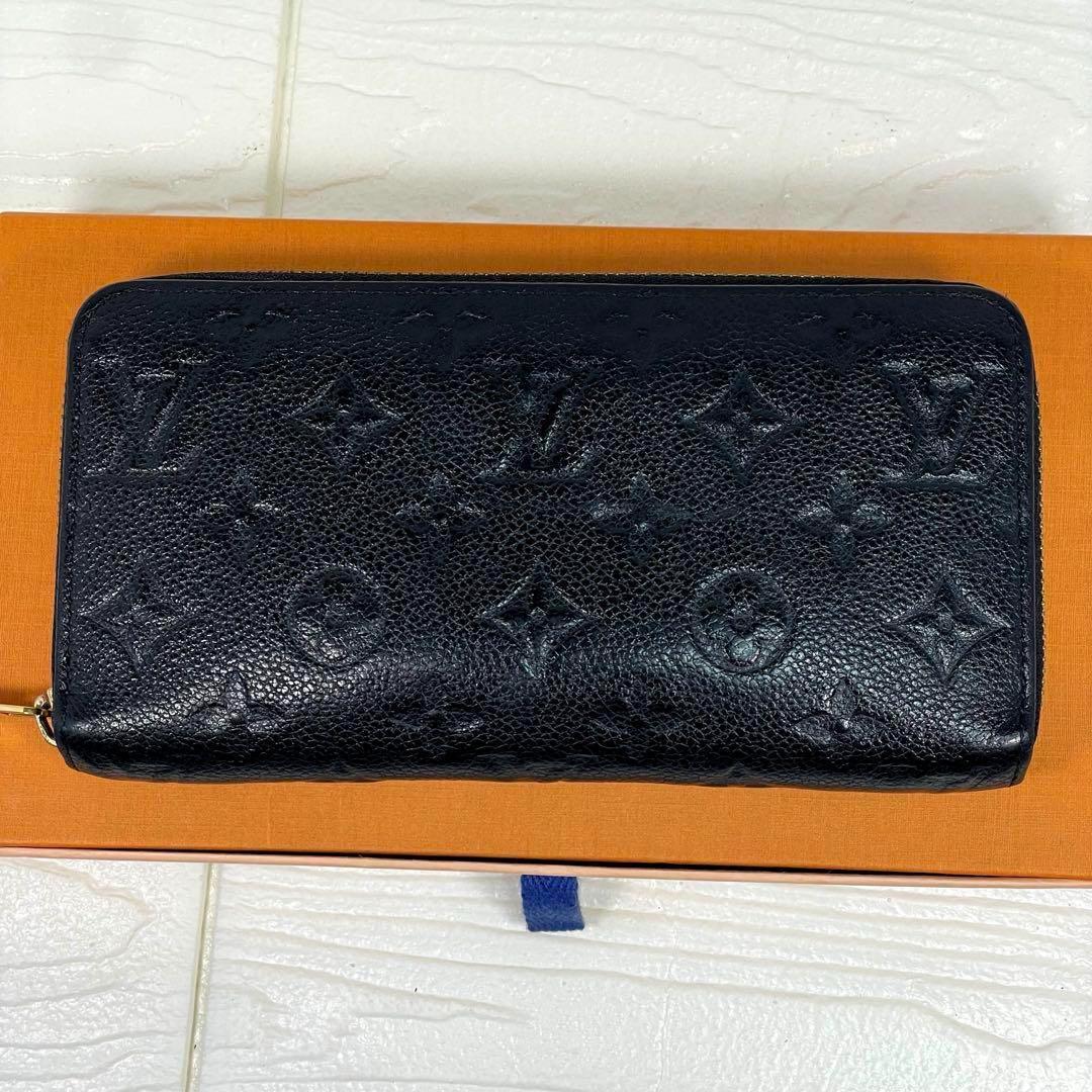 ✨鑑定済✨ ルイヴィトン 長財布 アンプラント ジッピーウォレット 黒 付属品