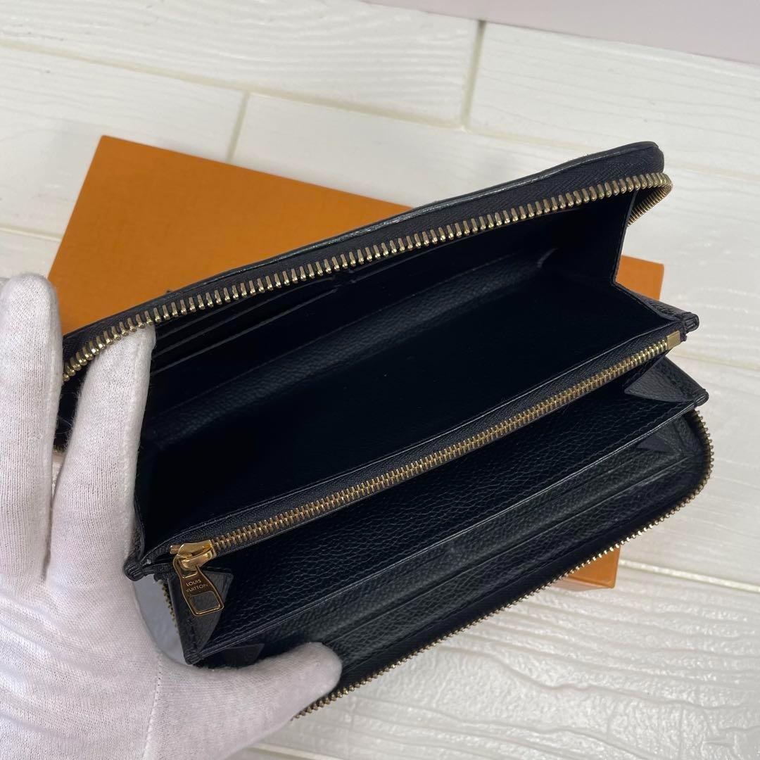 ✨鑑定済✨ ルイヴィトン 長財布 アンプラント ジッピーウォレット 黒 付属品