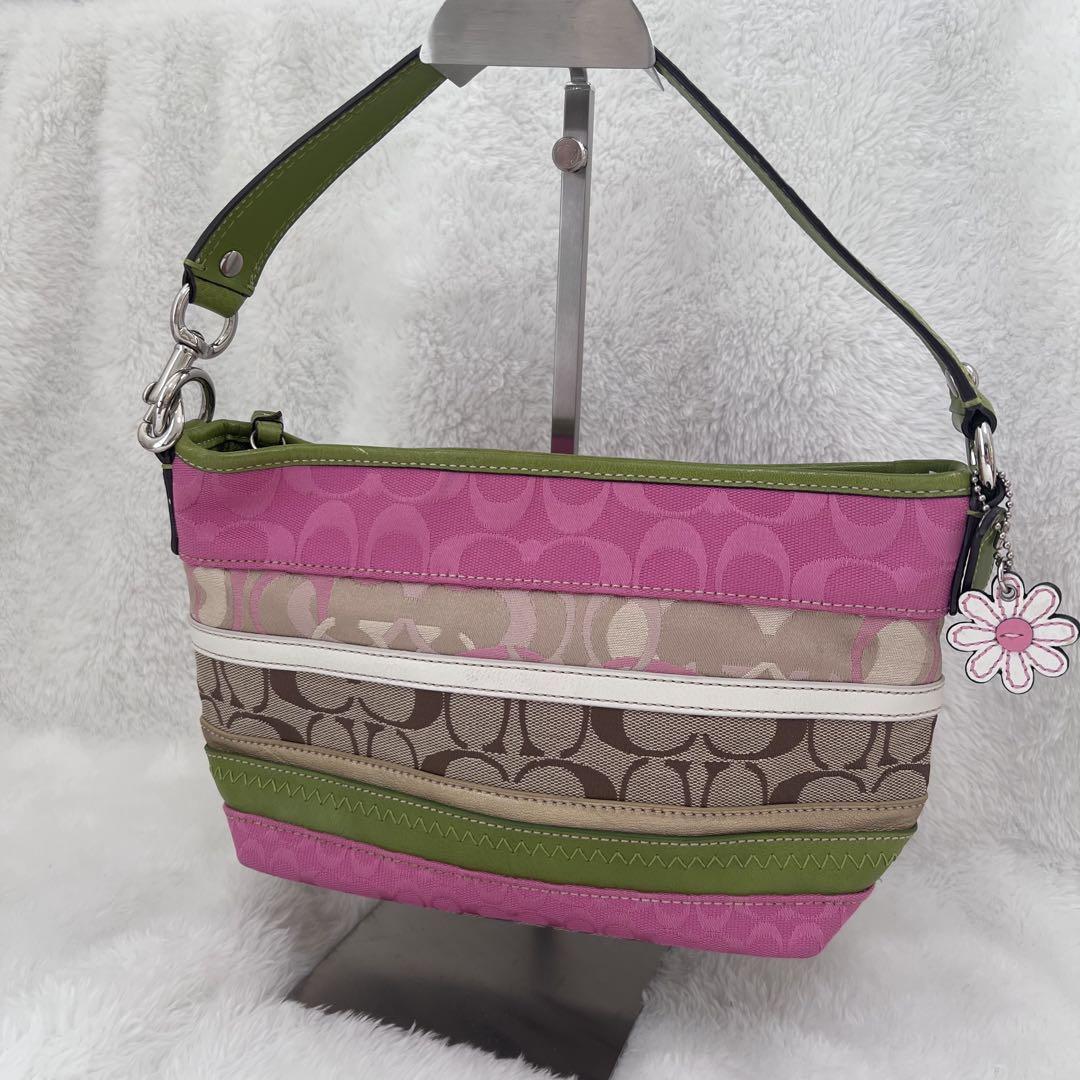 COACH　ハンドバッグ シグネチャー パッチワーク ホーボー F14725 COACH ハンドバッグ シグネチャー パッチワーク ホーボー F14725