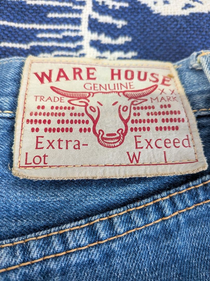 初期牛パッチ WAREHOUSE ウエアハウス 1000XX 1001XX 水牛L WAREHOUSE