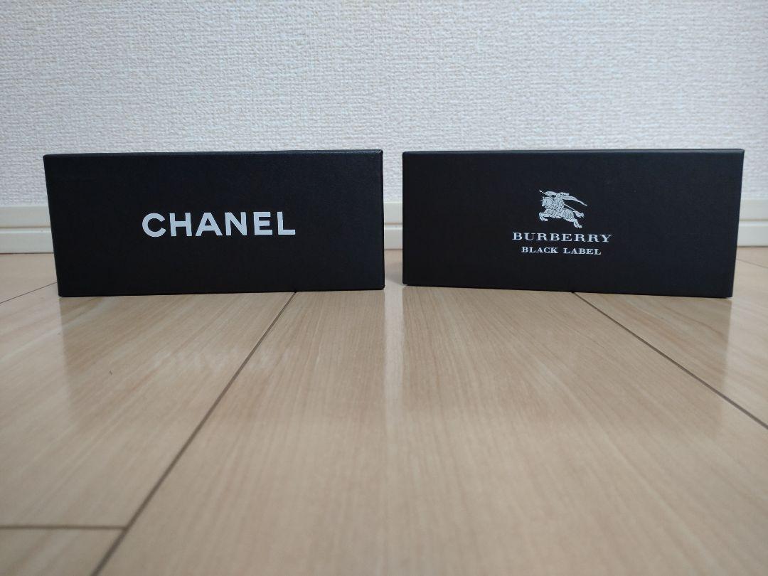 CHANEL BURBERRY メガネが入っていた箱