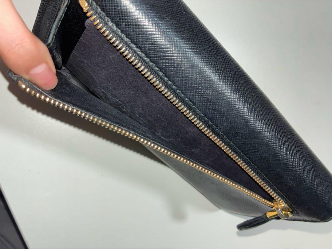 PRADA プラダ サフィアーノ 長財布 革 レザー Saffiano