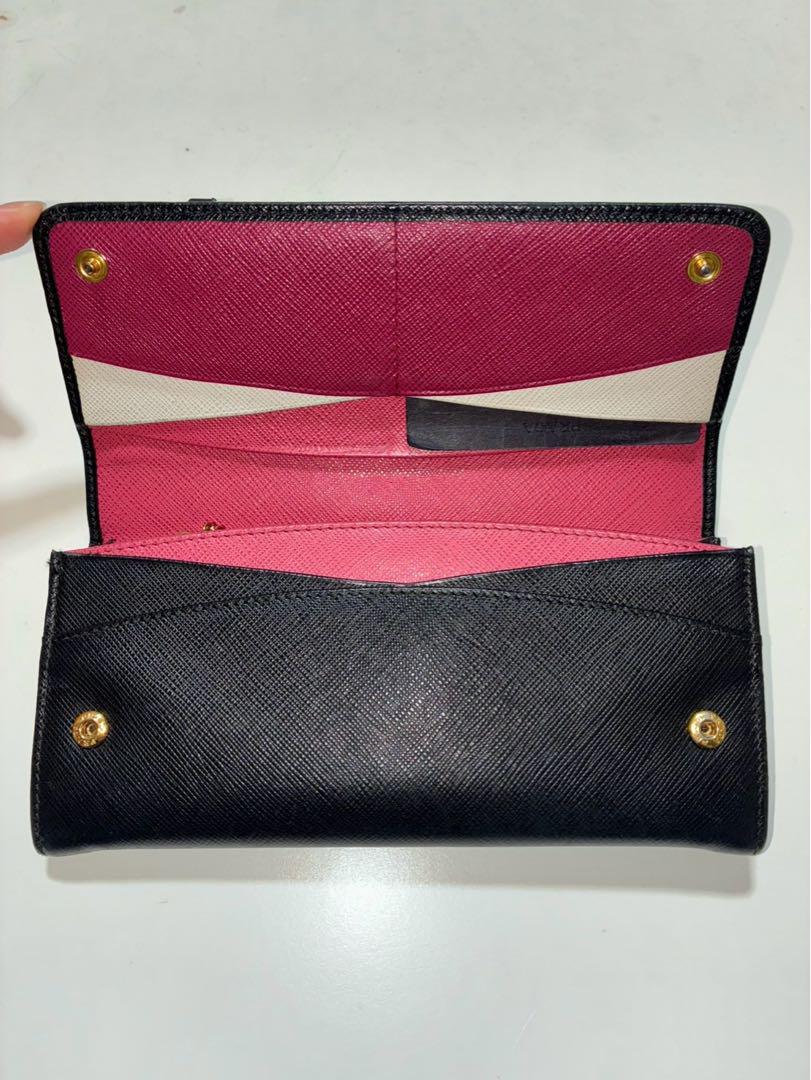 PRADA プラダ サフィアーノ 長財布 革 レザー Saffiano