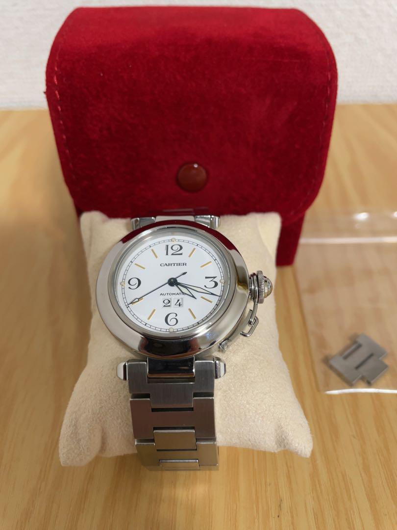 Cartier カルティエ パシャ ドゥ カルティエ ビッグデイト 自動巻き時計