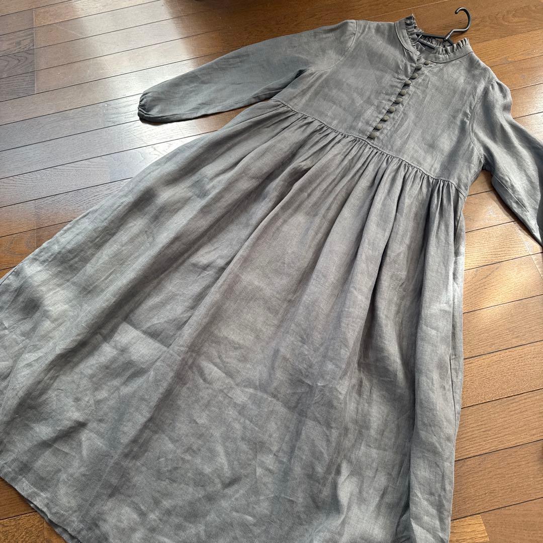 日本製　cotoHa コトノハ　作家　　ロングワンピース　リネンインスタグラマー