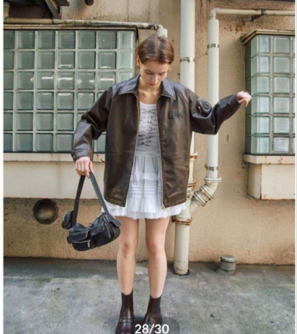épine leather jacket エピヌレザージャケット 画像4