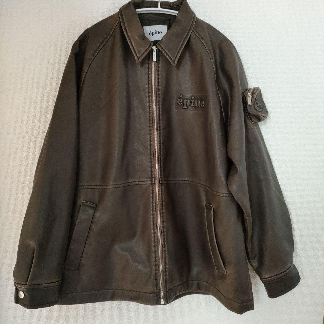 épine leather jacket エピヌレザージャケット 画像8