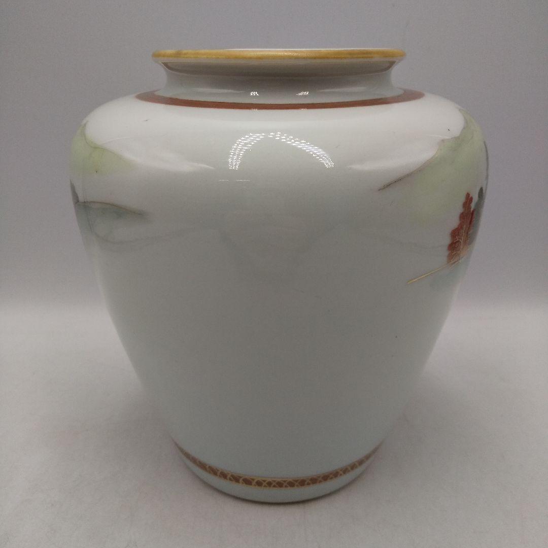 九谷焼 花瓶 花器 陶器 レトロ アンティーク ビンテージ 骨董品