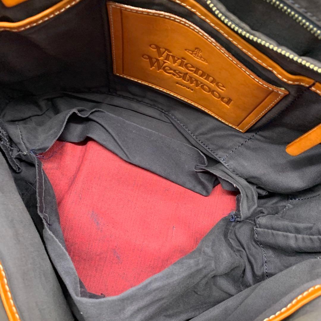 希少デザイン！　ヴィヴィアン ウエストウッド　キャンバス　トートバッグ