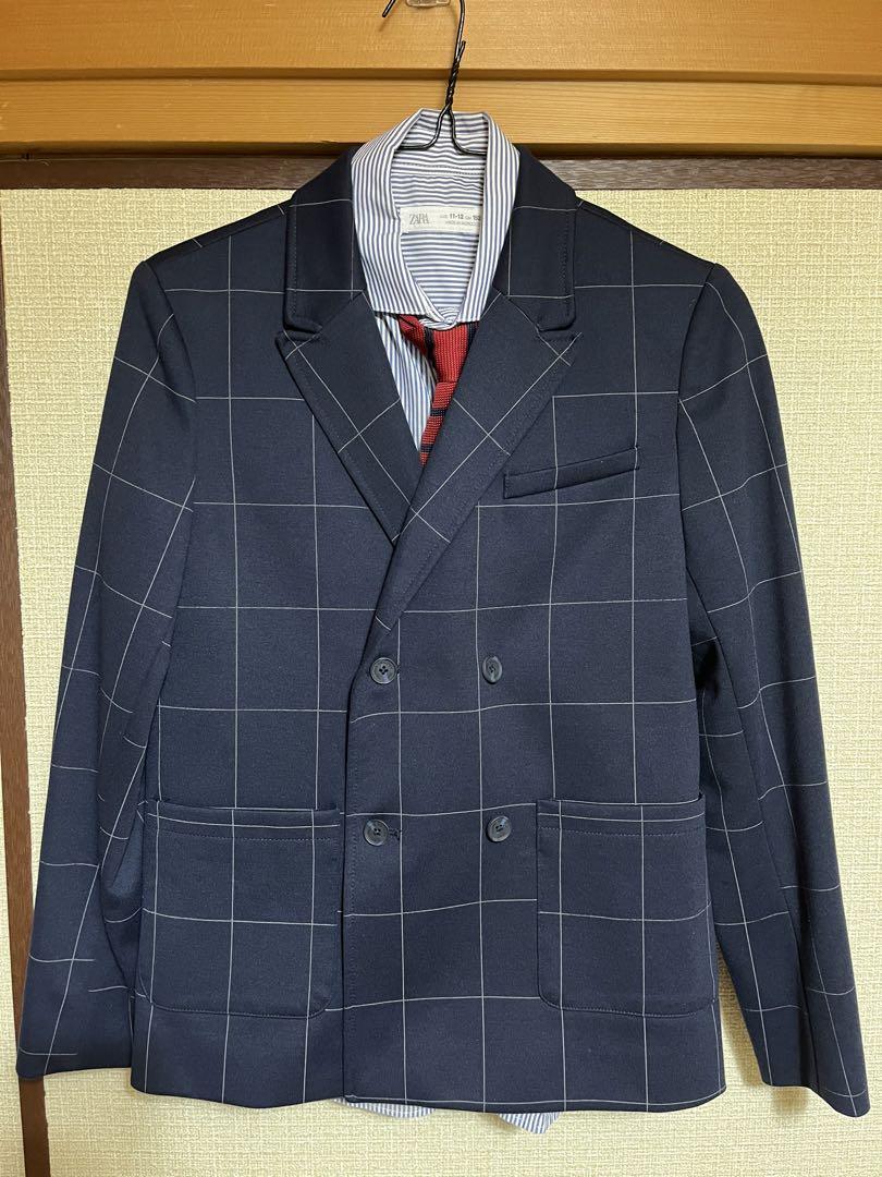 美品⭐︎一度使用のみ3点セットZARA スーツ　152   男の子　卒業式
