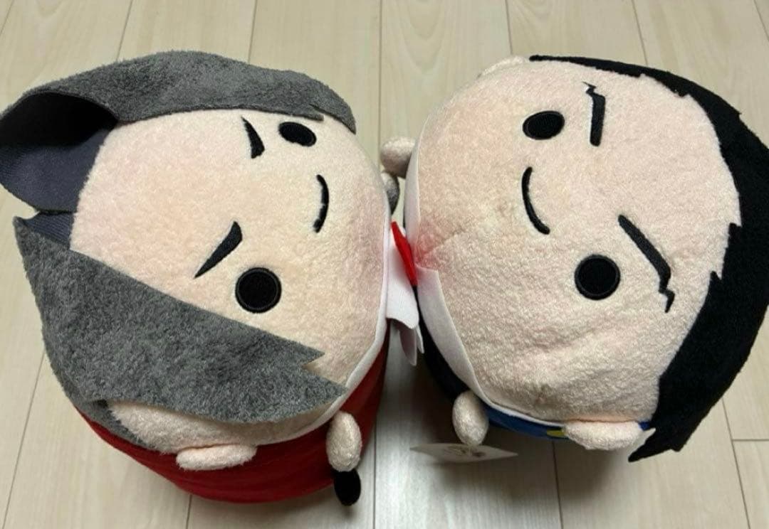 2つセット カプころん BIGぬいぐるみ 御剣怜侍 成歩堂龍一 逆転裁判