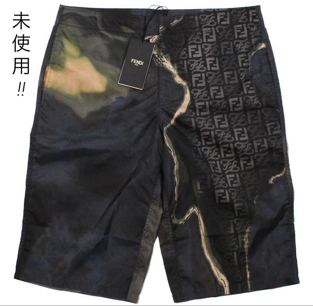 H2278 未使用!! フェンディ ズッカ柄 スイムウェア 水着