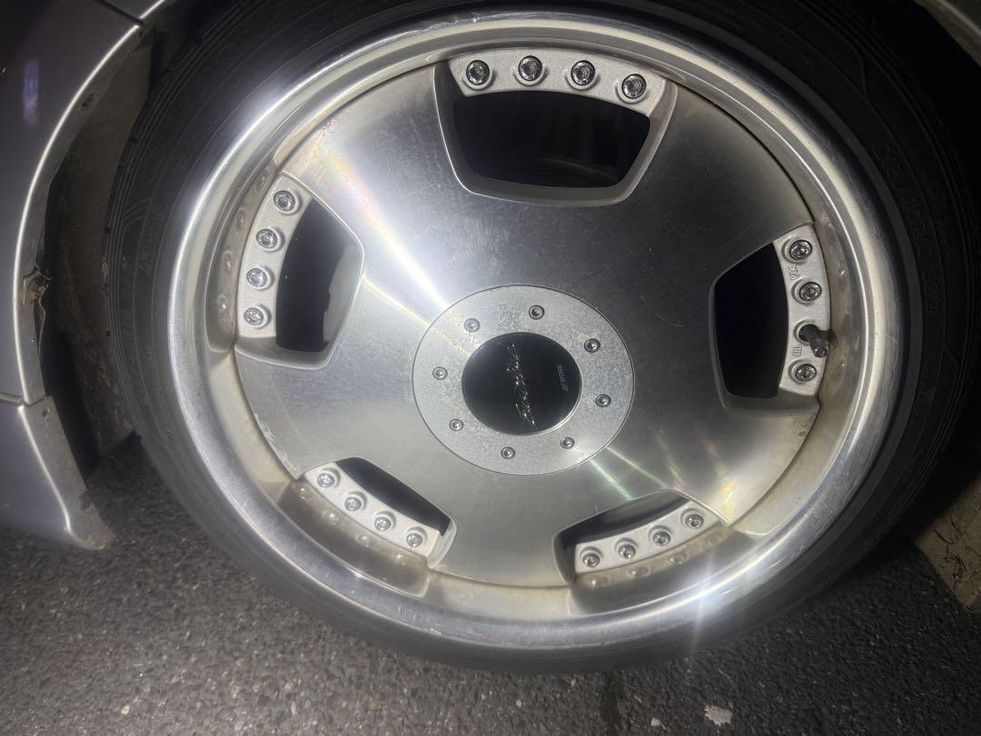 ワークユーロライン 18インチ pcd100 5穴 深リムSSR BBS