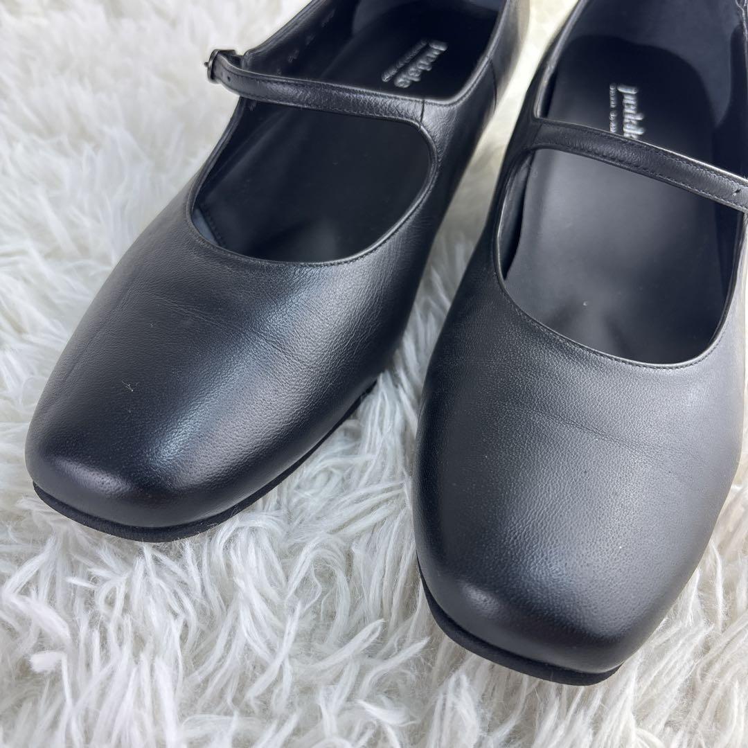 ✨ペダラ　パンプス　ストラップ 23cmEEE　黒　定番　外反母趾