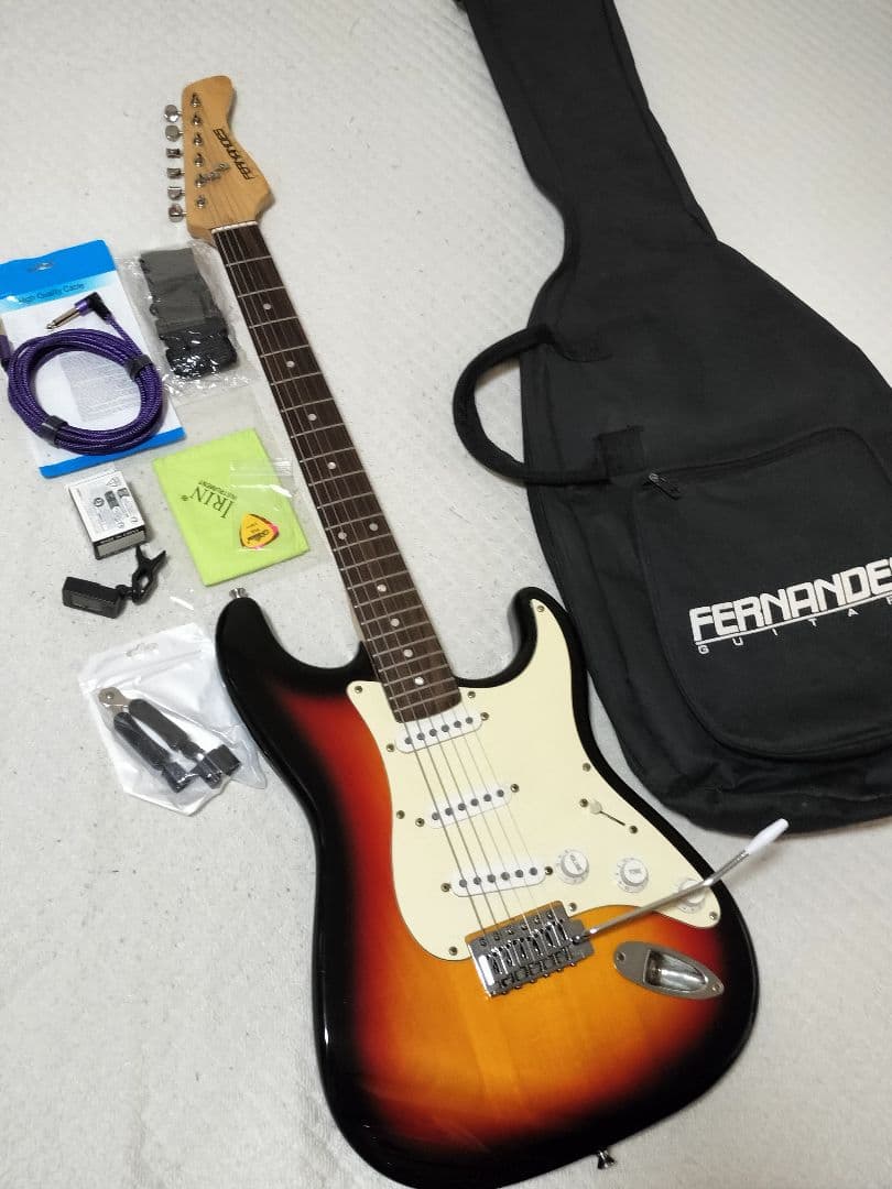 フェルナンデス ストラトキャスター エレキギター オマケ多数 ケース付き