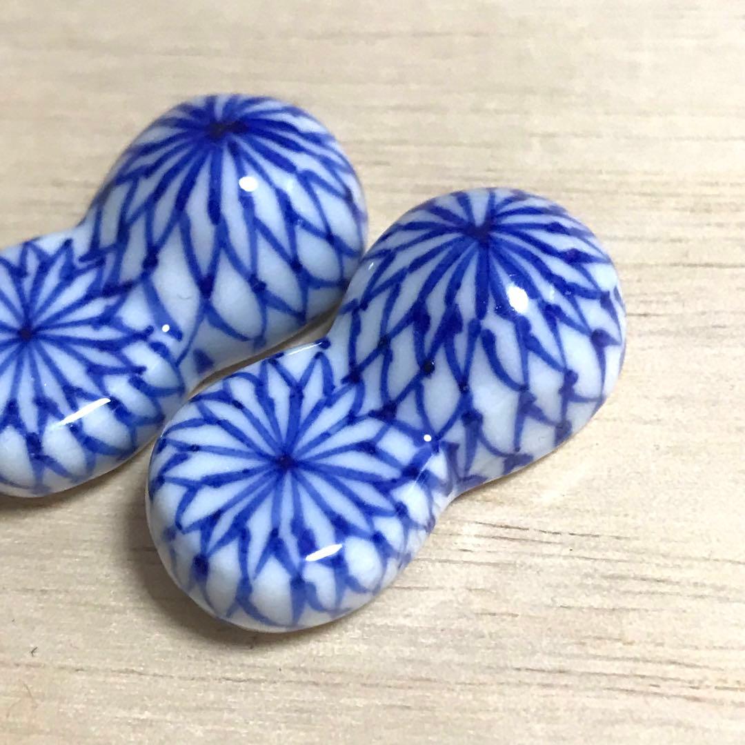 清水焼 染付網代紋 箸置き 2個 京焼 はしおき 箸置 箸おき WWW_OPDRERGINERDOGAN_COM