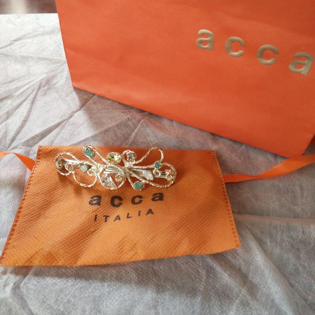 acca ヘアアクセサリー シルバー・クリスタル　美品♡