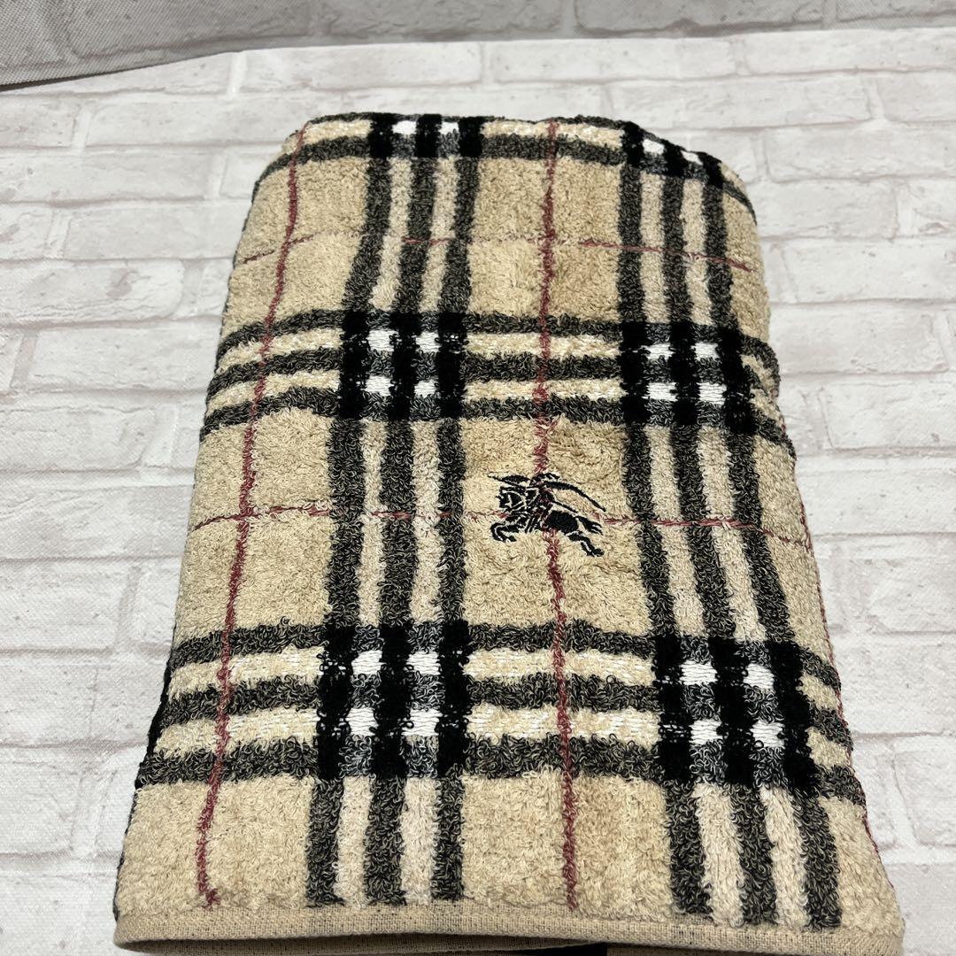 新品未使用品☆ Burberry チェック柄 バスタオル 大判