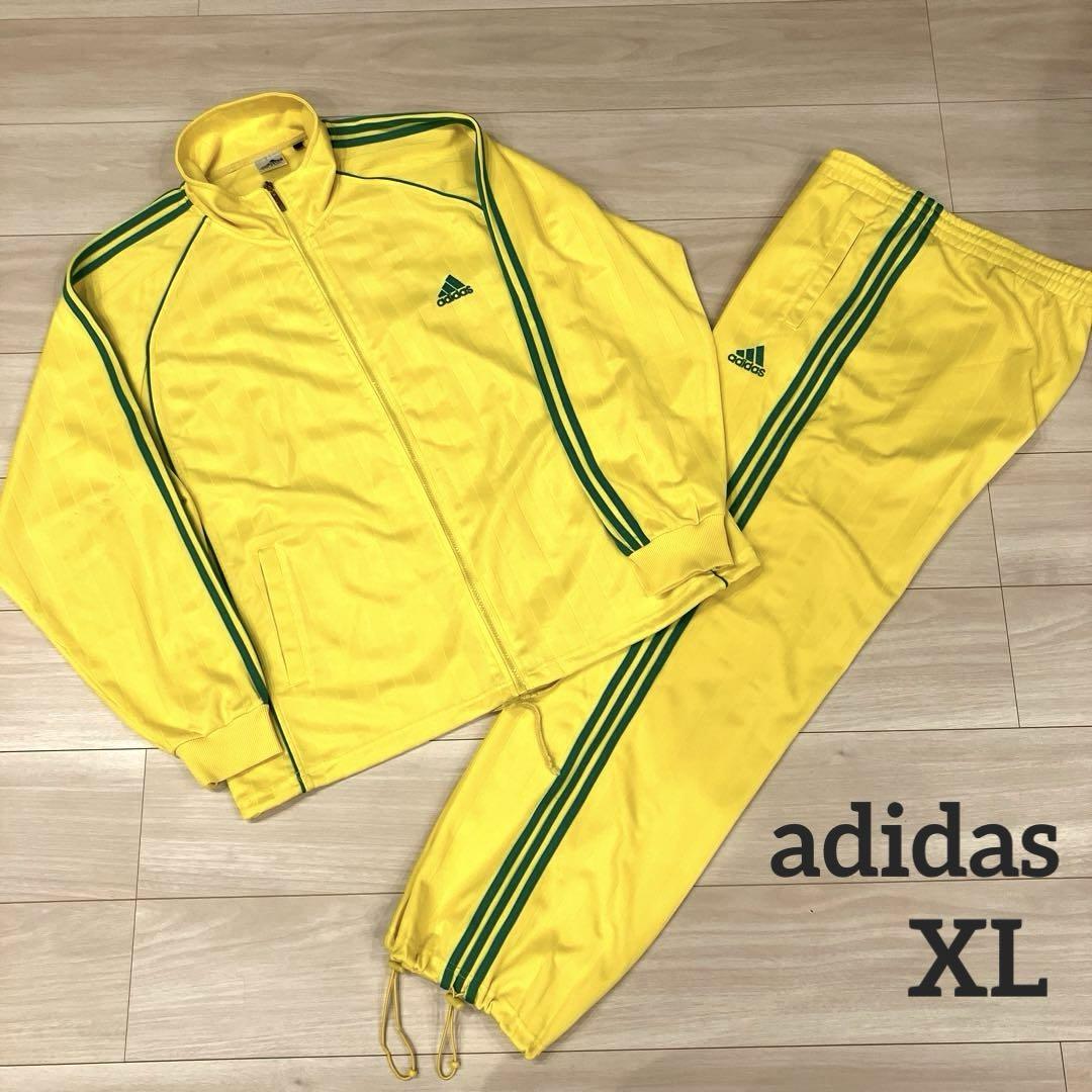 【希少サイズ】adidasジャージ　ブラジル代表　南米　イエロー　グリーン3XL アディダスオリジナルス adidas originals ブラジル代表