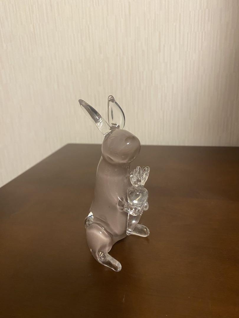 花岡央　ねずみの置き物　うさぎ