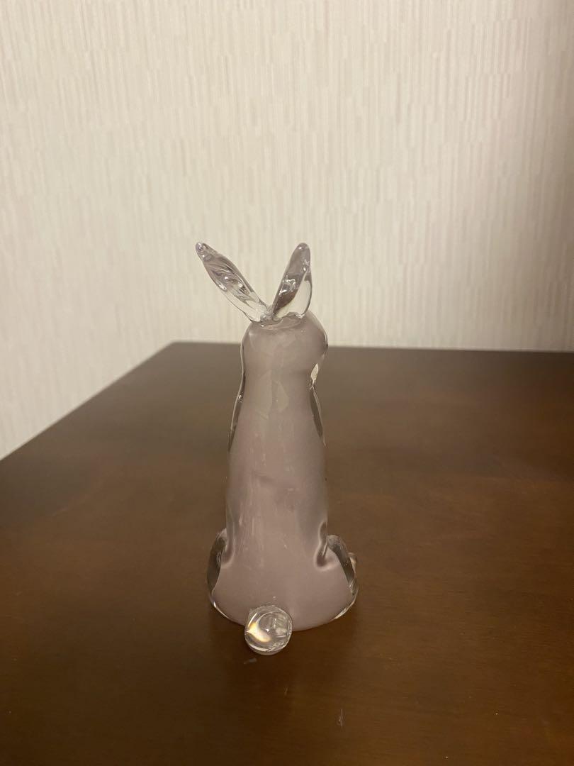 花岡央　ねずみの置き物　うさぎ