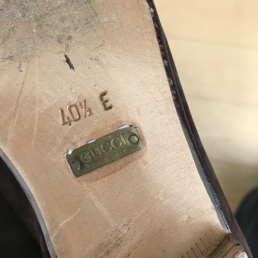GUCCI 美品 メンズ ホースビット ローファー 25.5cm