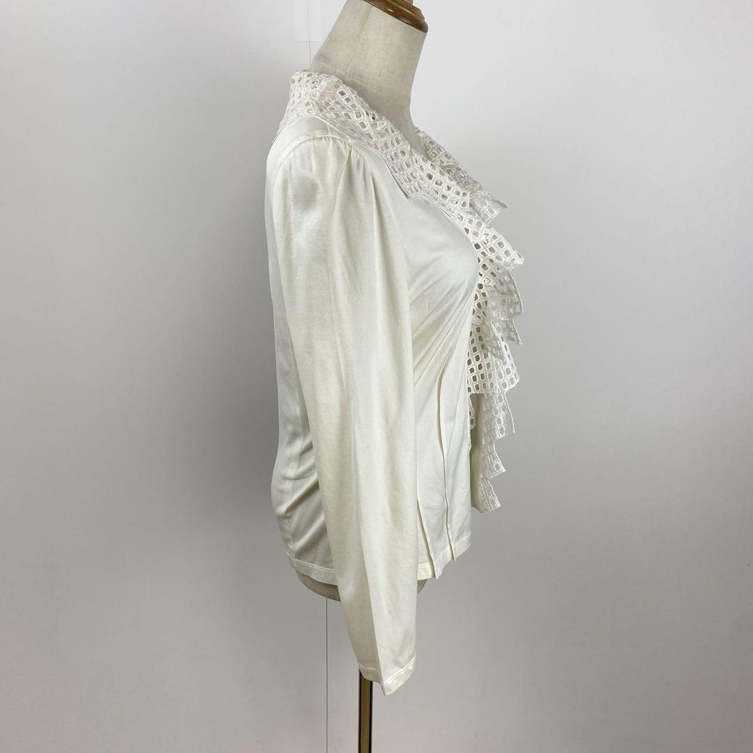 VINTAGE HIROKO KOSHINO コットンリネン 羽織りカーディガン VINTAGE HIROKO KOSHINO コットンリネン 羽織りカーディガン