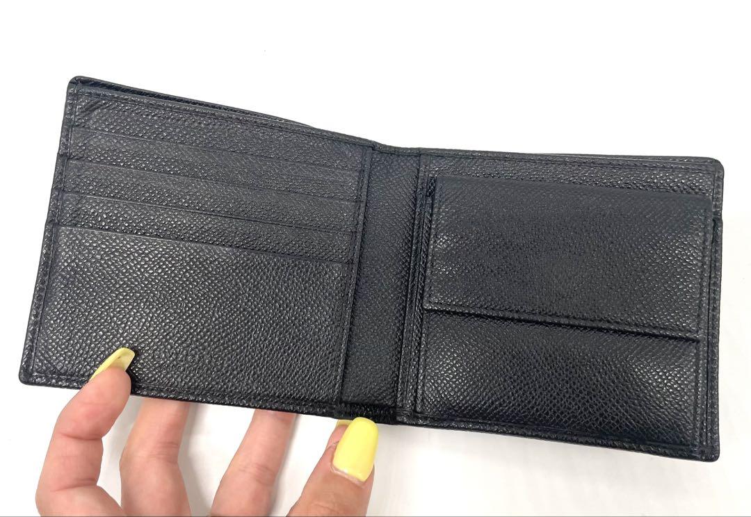 BVLGARI ブルガリマン 二つ折り財布 ブラック