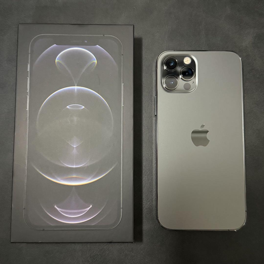 ★極美品 Apple iPhone12pro 256GB グラファイト 訳あり