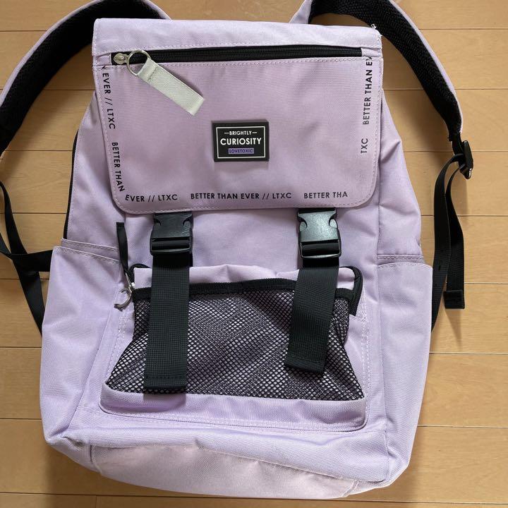 値下げ！LOVETOXICリュック 紫パープル ラブトキリュック