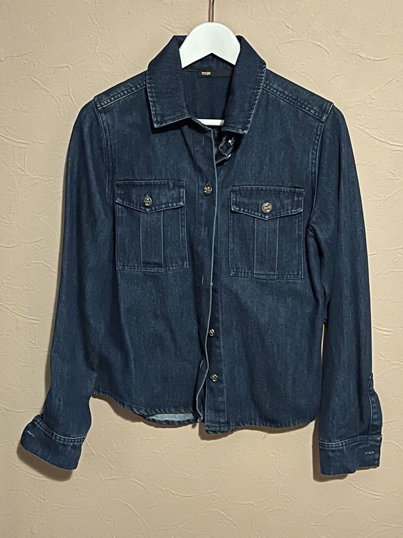 Maje デニム　ジャケット　シャツ
