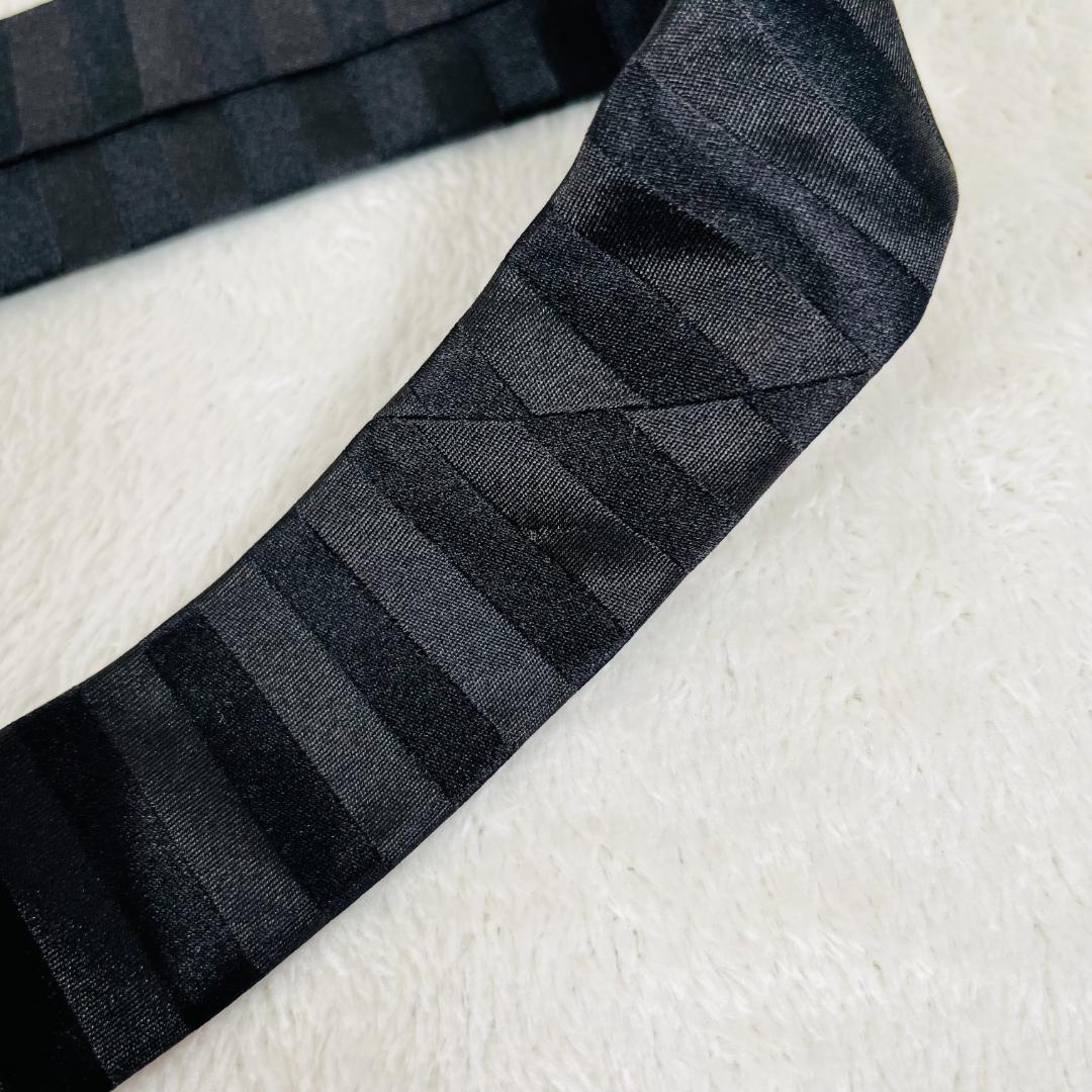 新品未使用 ARMANI エンポリオアルマーニ ネクタイ シルク ブラック系