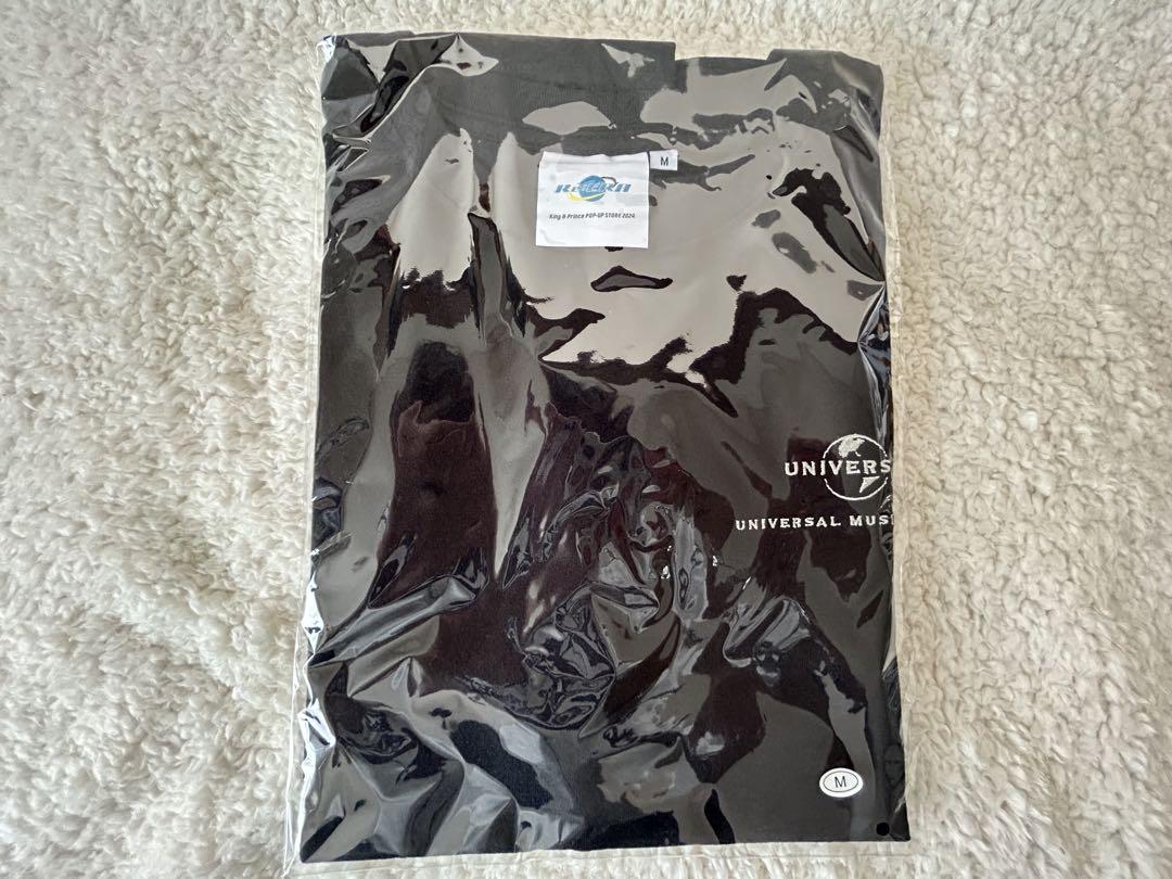 King & Prince POPUP Re:ERA イラスト黒 Tシャツ M - メルカリ