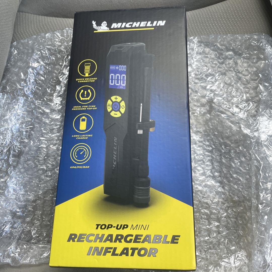 未使用 ミシュラン 電動空気入れ top up mini - メルカリ