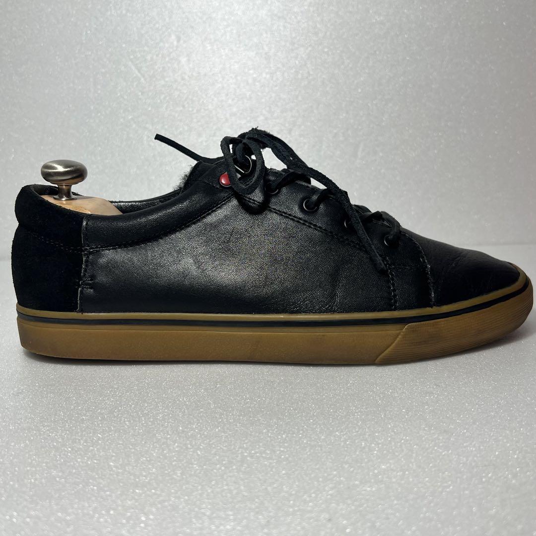 美品✨アグ UGG レザー ENERG スニーカー 黒 コンフォート ボア 27