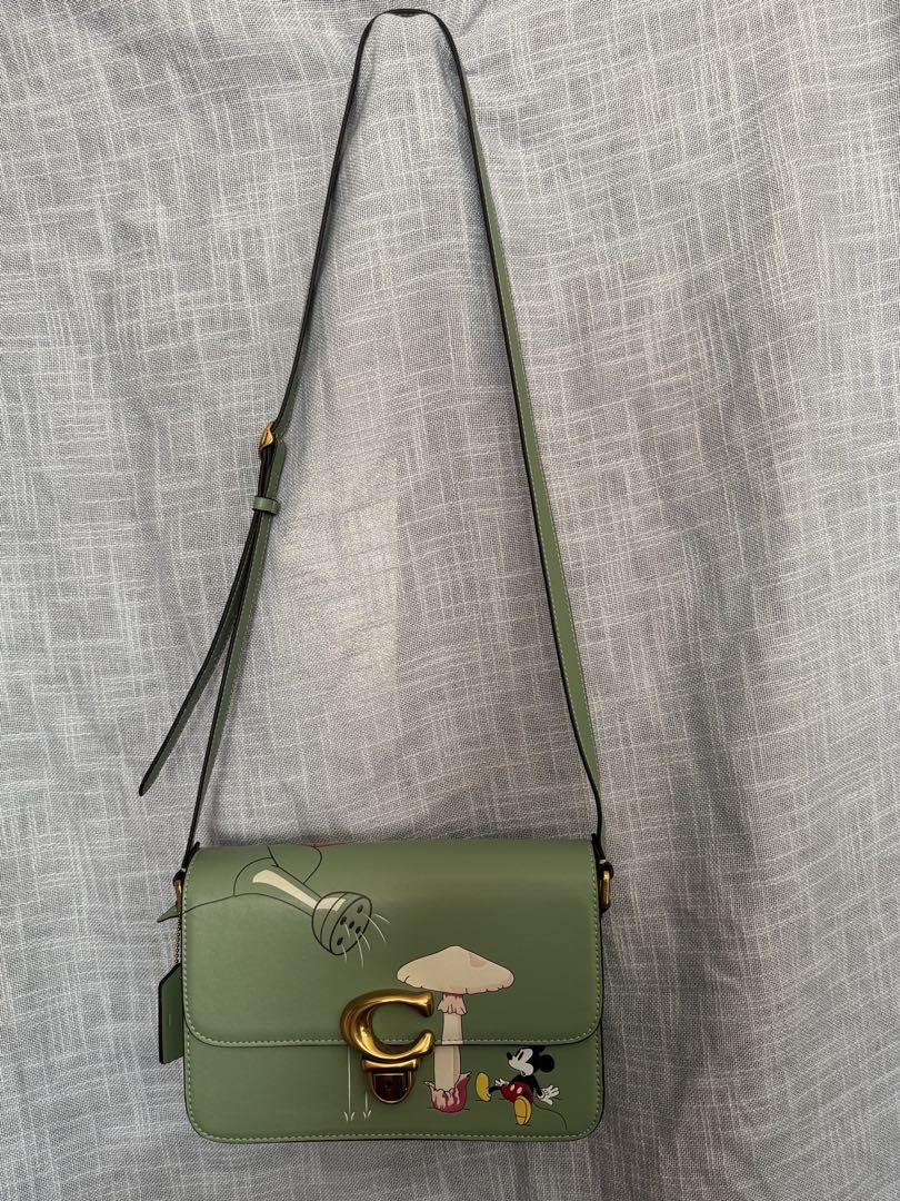 COACH ミッキーマウス ショルダーバッグ グリーン