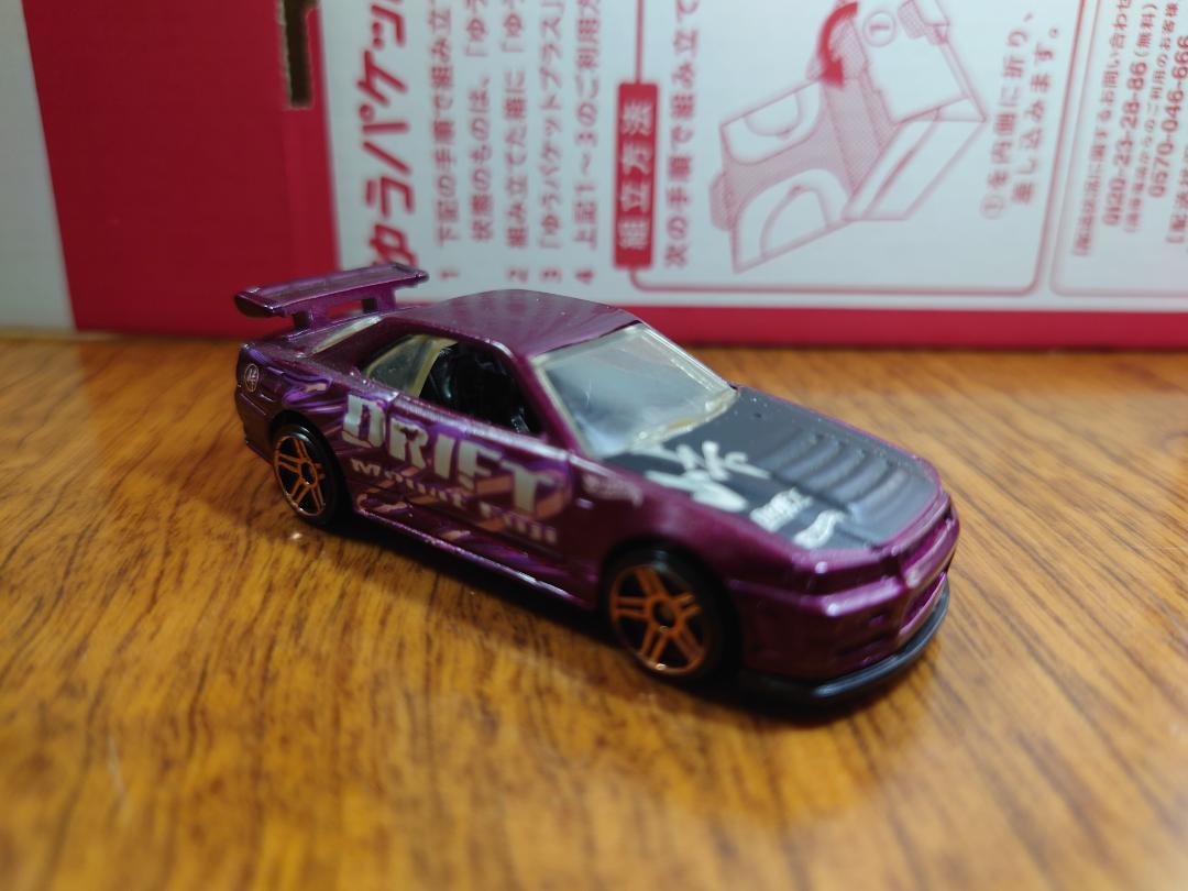 ホットウィール　ロードトリッピン　GTR R34