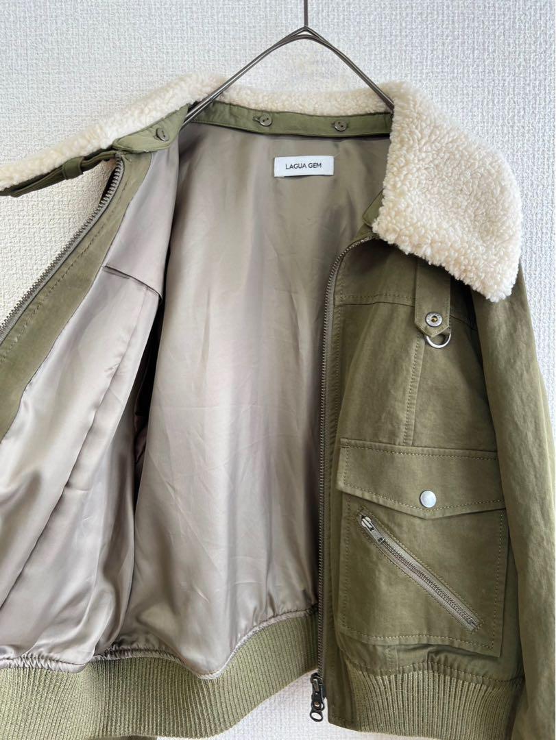 LAGUA GEM ミリタリーショートコートK7