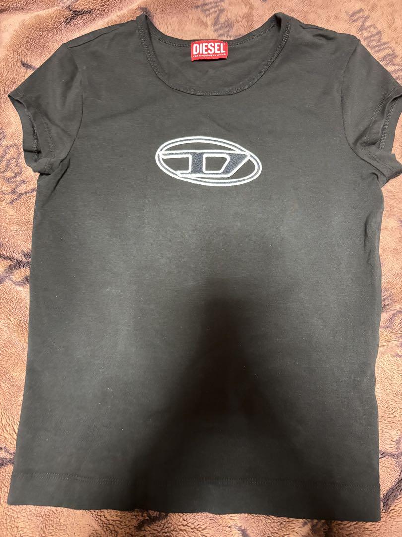 DIESEL 黒 TシャツとDIESEL 白 パンツ セット
