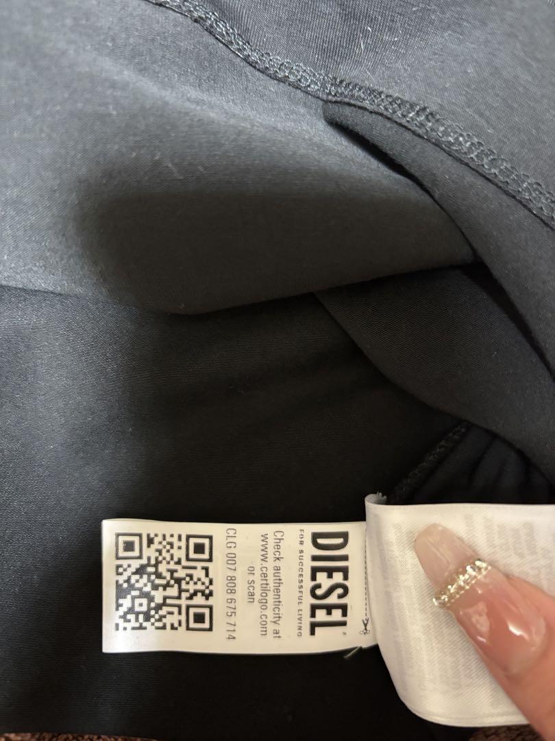 DIESEL 黒 TシャツとDIESEL 白 パンツ セット