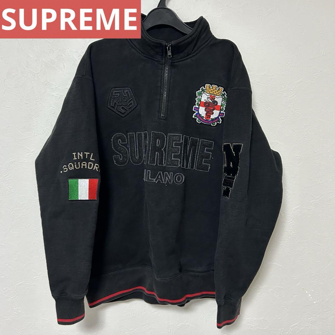 supreme ミラノ ハーフジップ