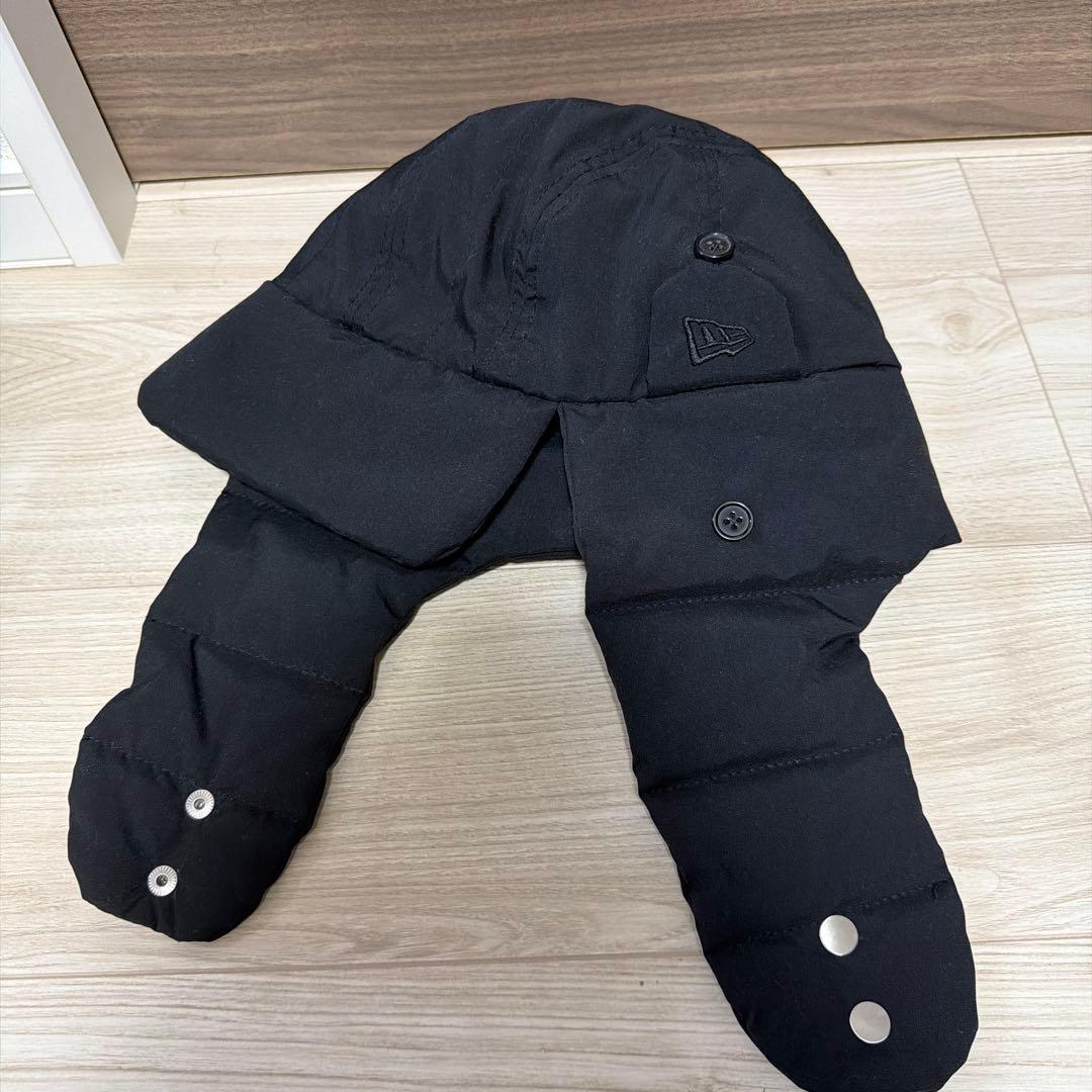 【XL】アイリーフィッシングクラブ 黒 ダウン耳あて帽子 XL】アイリーフィッシングクラブ 黒 ダウン耳あて帽子 耳あて付き帽子