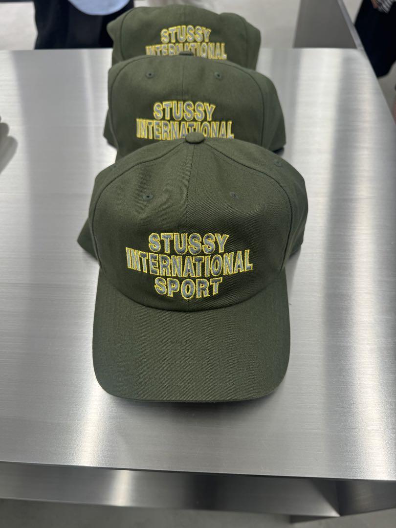 K*n様 STÜSSY スポーツキャップ オリーブ STUSSY INTERNATIONAL SPORT キャップ オリーブ ゴルフ