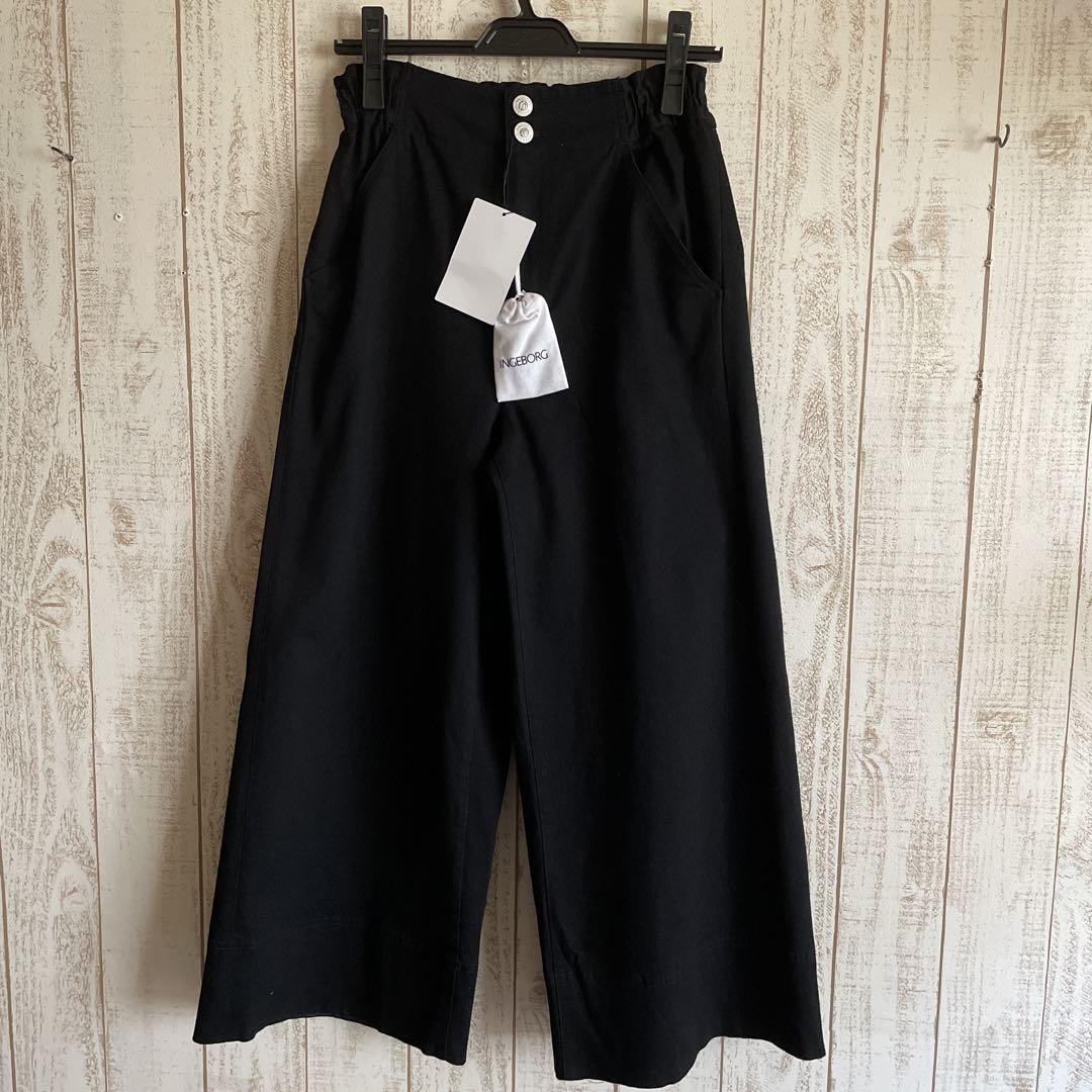 新品 インゲボルグ パンツ 黒 ワイド ピンクハウス - メルカリ
